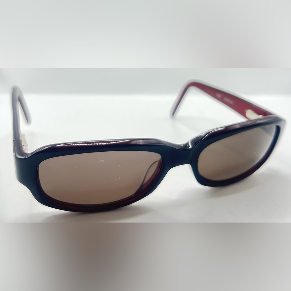 Legends Black Red Oval Sunglasses Frames Only